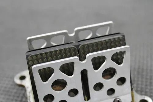 1995 1996 HONDA CR250R OEM INTAKE JOINT CARB BOOT REED BLOCK VALVE 16221-KZ3-B10