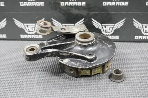 1985 KAWASAKI KX80 OEM REAR BACK BRAKE DRUM ASSEMBLY PADS ARM 41035-1400