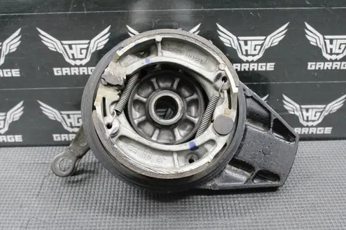 2002 HONDA XR200R 84-02 OEM REAR BACK BRAKE DRUM PANEL PADS CAM ASSEMBLY GOOD