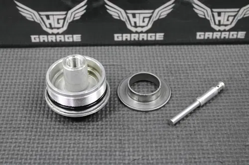 1995 HONDA CR250R CR500R OEM KYB 43MM FRONT FORK TOP CAP REBOUND ADJUSTER #1