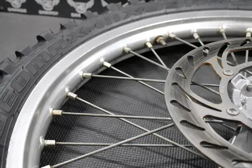 2005 YAMAHA YZ125 YZ250 YZ450F OEM FRONT WHEEL RIM HUB TIRE 5NY-25111-00-00 GOOD