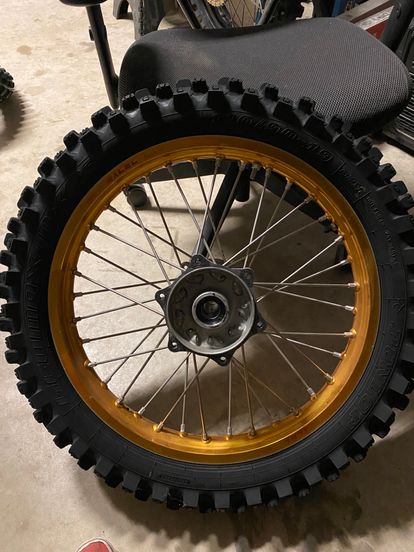 Gold Excel Wheels 2018 Rmz450
