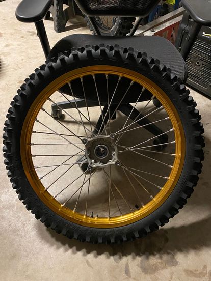 Gold Excel Wheels 2018 Rmz450