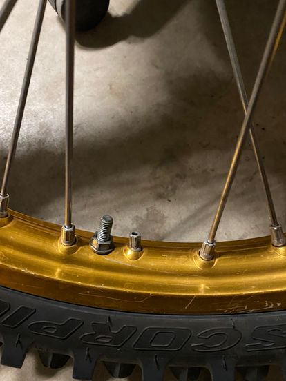 Gold Excel Wheels 2018 Rmz450