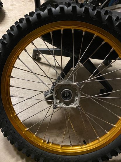 Gold Excel Wheels 2018 Rmz450