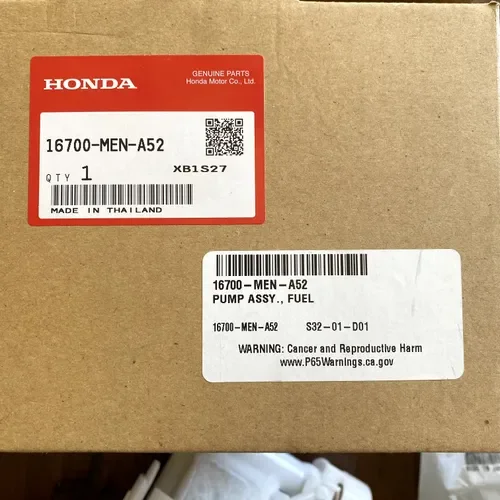 Honda Fuel Pump and O-ring CRF250R  /  CRF450R Part Number 16700-MEN-A52