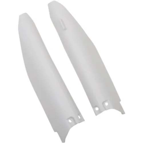 Acerbis Lower Fork Covers - White Suzuki RM 125/250 04-06