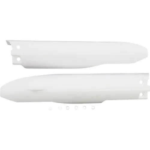 Acerbis Lower Fork Covers - White Suzuki RM 125/250 04-06