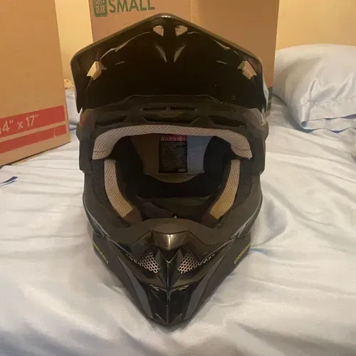 Shoei VFX-EVO Motocross Helmet - Size L - Black - Pre-owned, light use