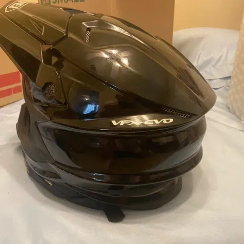 Shoei VFX-EVO Motocross Helmet - Size L - Black - Pre-owned, light use