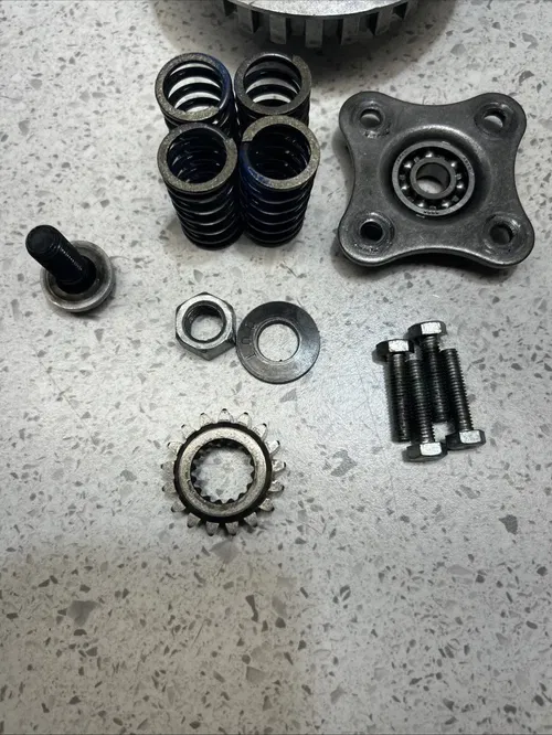 2002 HONDA 96-07 CR80R CR85R OEM COMPLETE CLUTCH W PLATES BASKET HUB 22100-GC4-6