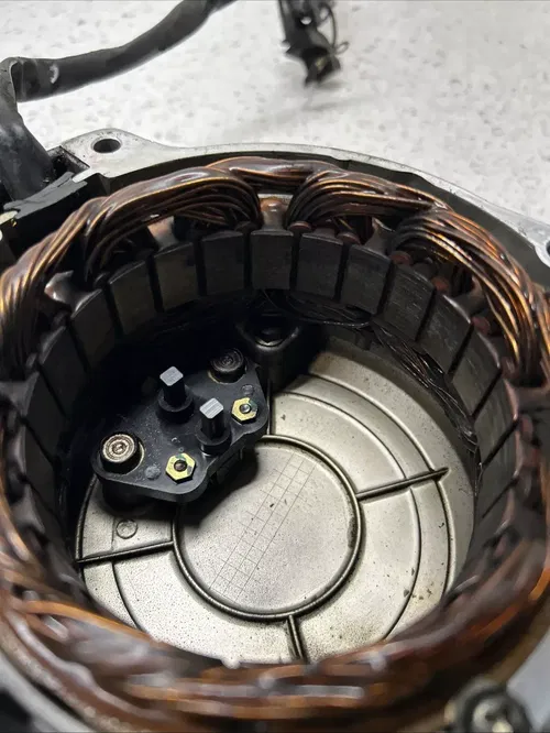 1982 Honda CB650C CB650 Stator & Cover With Wiring