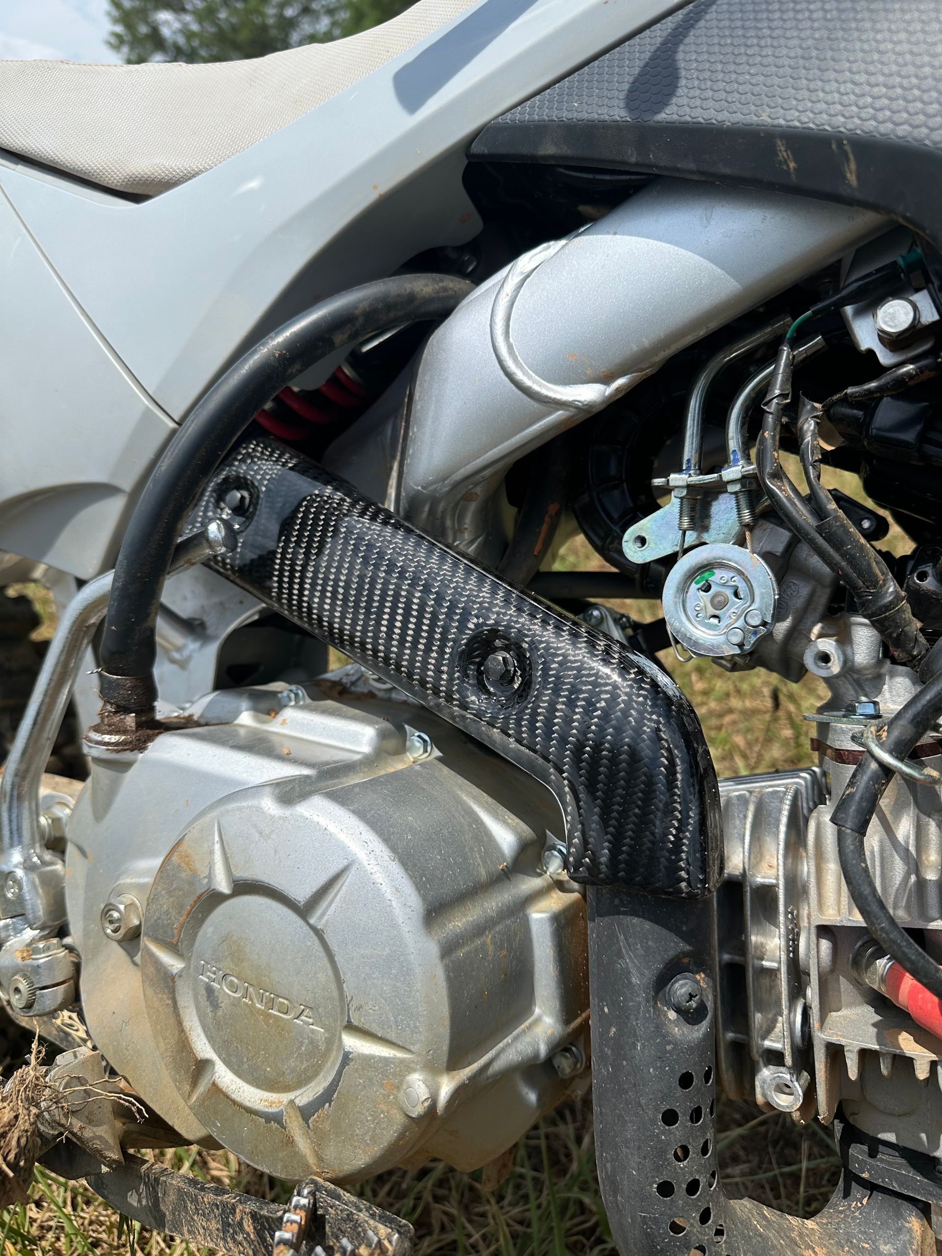 Normal CRF 110 Carbon Fiber Heat Shield