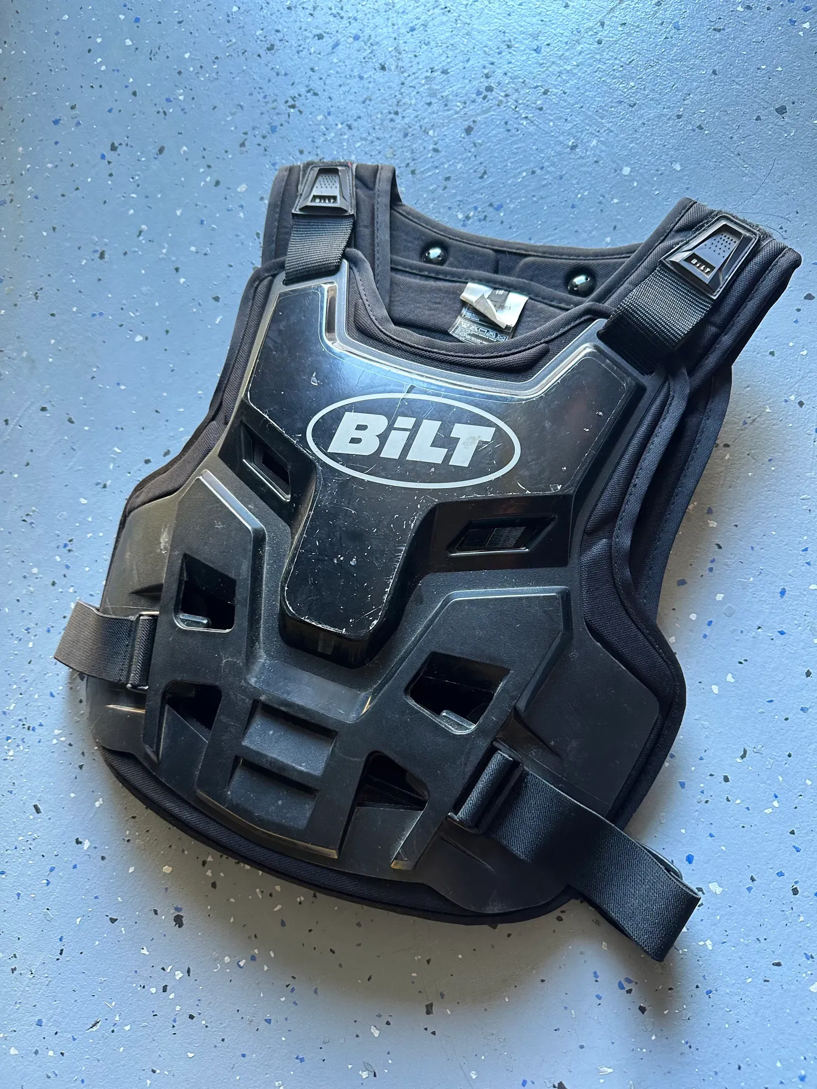 Bmx chest outlet protector