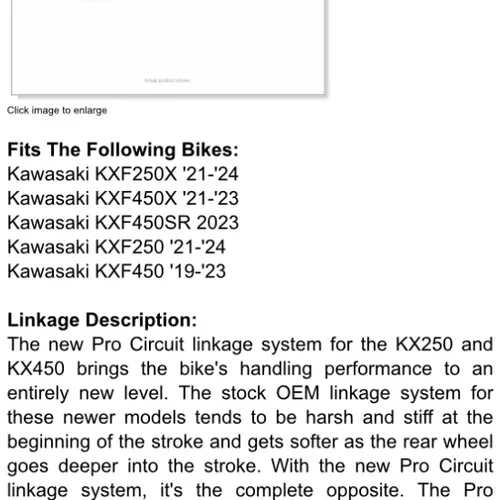 Pro Circuit Linkage Set
