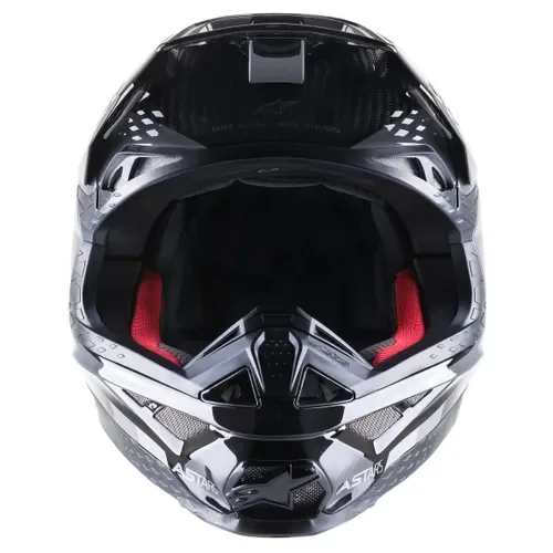 SALE!! Alpinestars Supertech M10 Helmet - Gloss Black/Grey