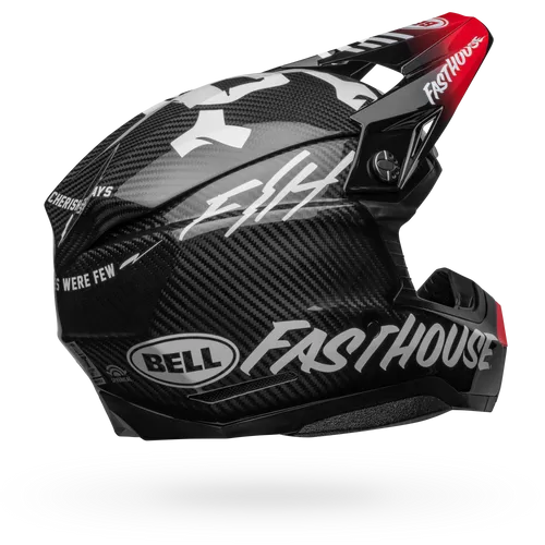 NEW Bell Moto 10 Spherical Helmet - Fasthouse Privateer Gloss Black