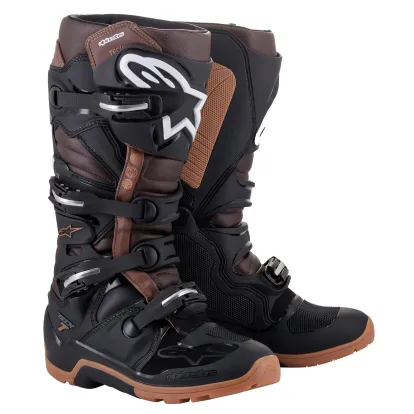 Alpinestars Tech 7 Enduro Boots - Black/Dark Brown