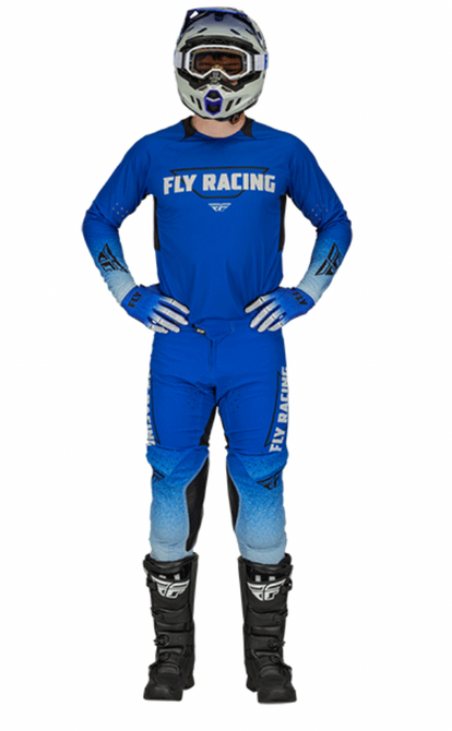 2023 Fly Racing Evolution DST Pants/Jersey Combo - Blue/Grey