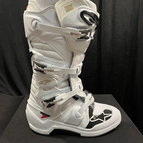 New Alpinestars Tech 7 Mx Boots - White - Sizes 7-13