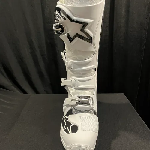 New Alpinestars Tech 7 Mx Boots - White - Sizes 7-13