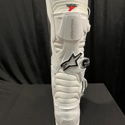 New Alpinestars Tech 7 Mx Boots - White - Sizes 7-13