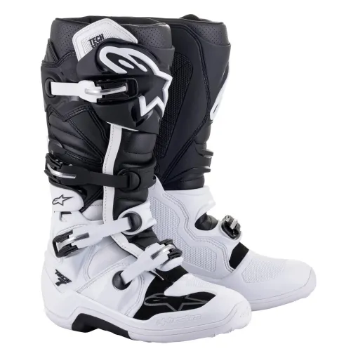 New Alpinestars Tech 7 Boots - Black/White - Size 13