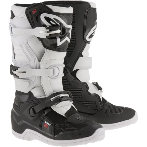 NEW Alpinestars Youth Tech 7s Boots - Black/White