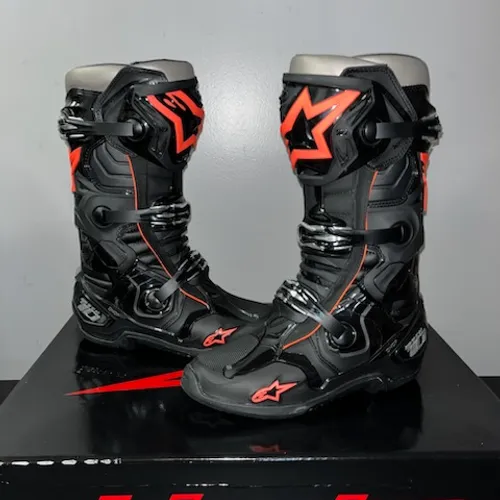 2023 Alpinestars Tech 10 Boots - Black/Red