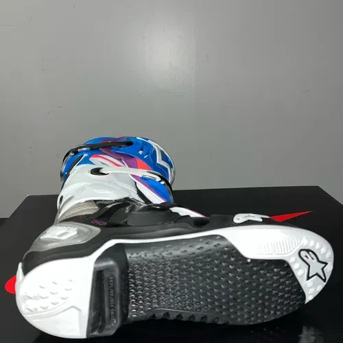 NEW Alpinestars Tech 10 Supervented Boots - Blue/Black/White