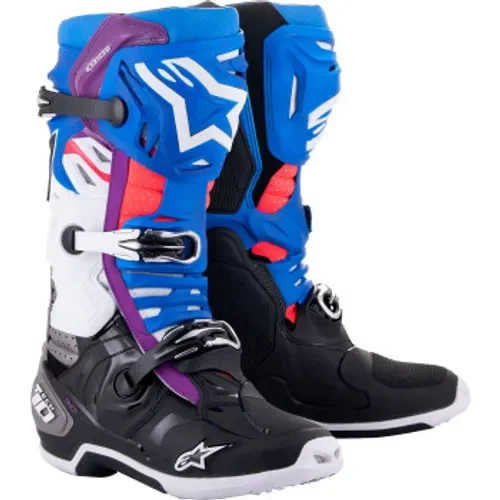 NEW Alpinestars Tech 10 Supervented Boots - Blue/Black/White