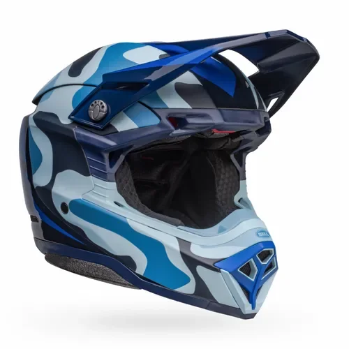 Bell Moto-10 Spherical Helmet Ferrandis Mechant Matte/Gloss Dark Blue/Light Blue