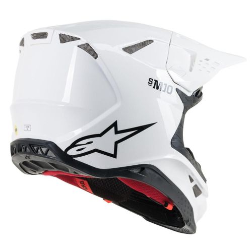 SALE!! New Alpinestars Supertech M10 Helmet - Gloss White