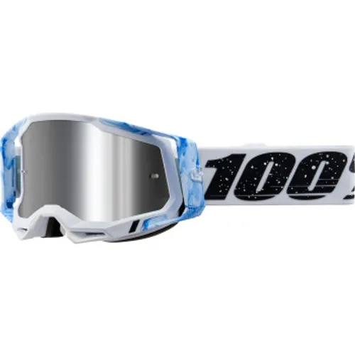 100% Racecraft 2 Goggles - Mixos - Silver Flash Mirror