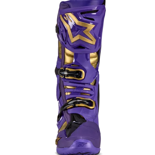 Limited Edition "Champ" Alpinestars Tech 10 Boots - Purple/Gold