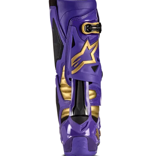 Limited Edition "Champ" Alpinestars Tech 10 Boots - Purple/Gold