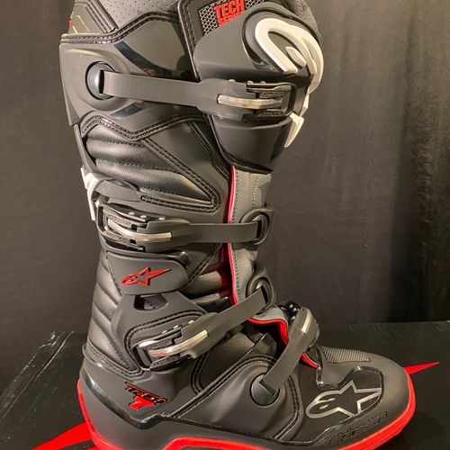 NEW Alpinestars Tech 7 Boots, Red/Gray