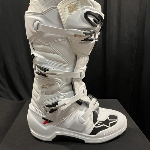 New Alpinestars Tech 7 Boots - White - Size 8