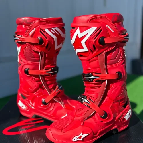 New Alpinestars Tech 10 Boots - Red