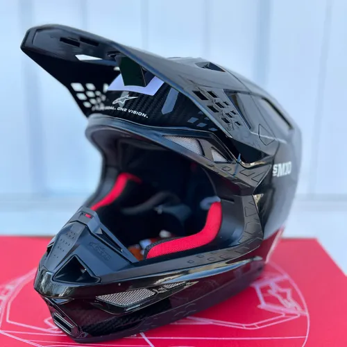 New Alpinestars Supertech M10 Helmet - Gloss Black