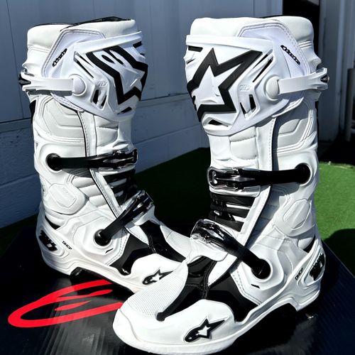 New Alpinestars Tech 10 Mx Boots - White