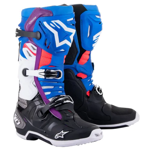 Alpinestars Tech 10 Supervented Boots - Blue/Black/White