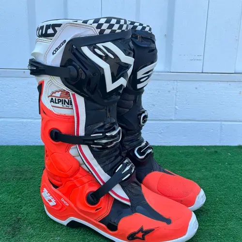 Used motocross boots size 10 hot sale