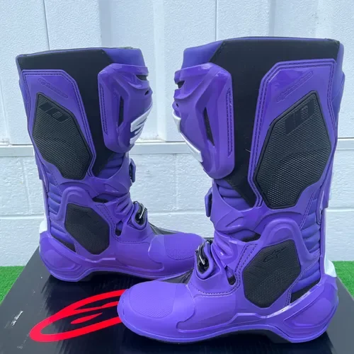 NEW Alpinestars Tech 10 Mx Boots - Ultraviolet Purple