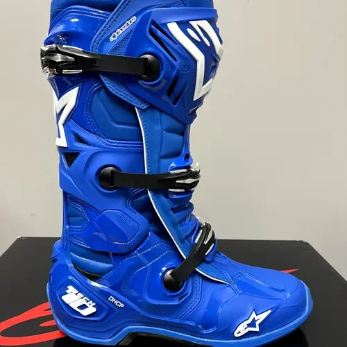NEW Alpinestars Tech 10 Mx Boots - Blue