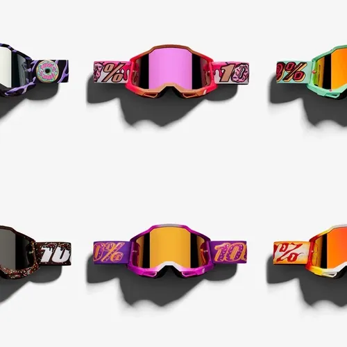 Jett Lawrence Donut 100% Goggle 6-Pack