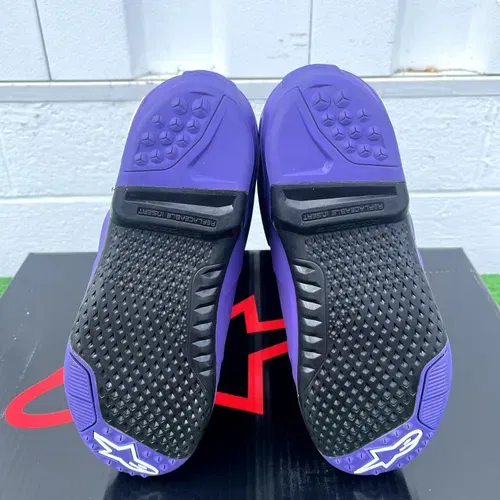 Alpinestars Tech 10 Mx Boots - Purple/White