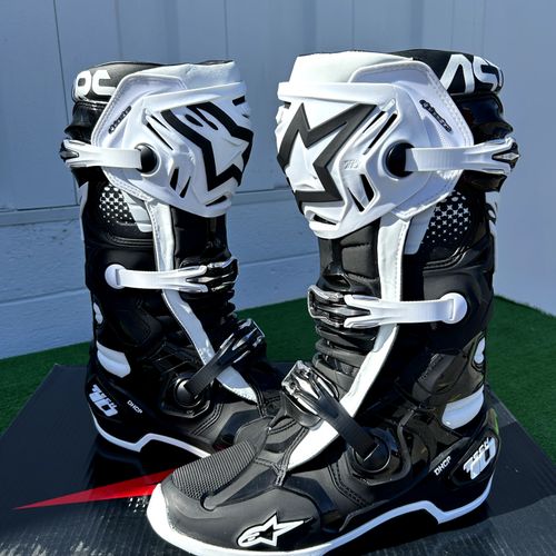 New Alpinestars Tech 10 Mx Boots - Black/White