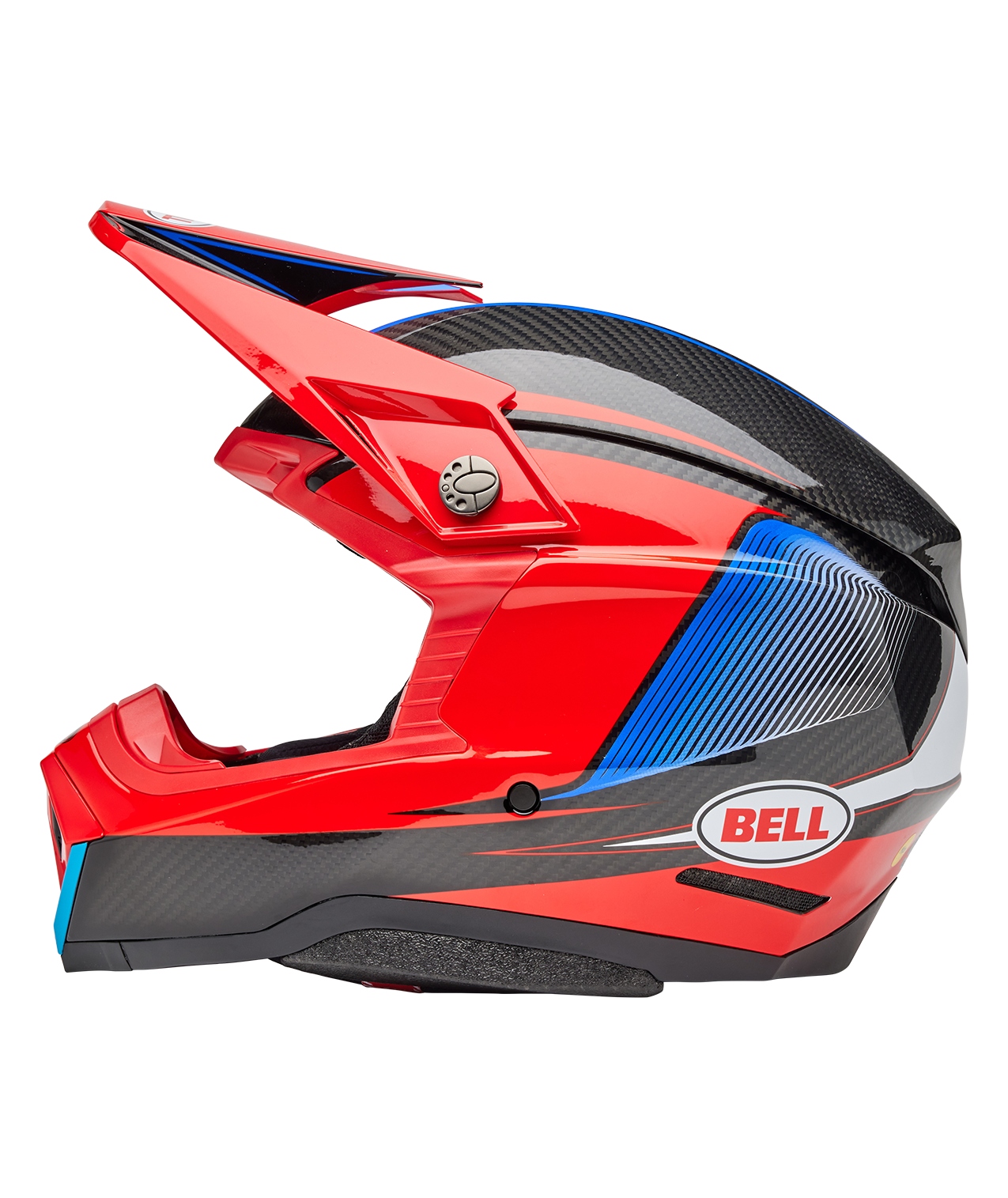 Bell Moto 10 Spherical Helmet - Evade Gloss Red/Black