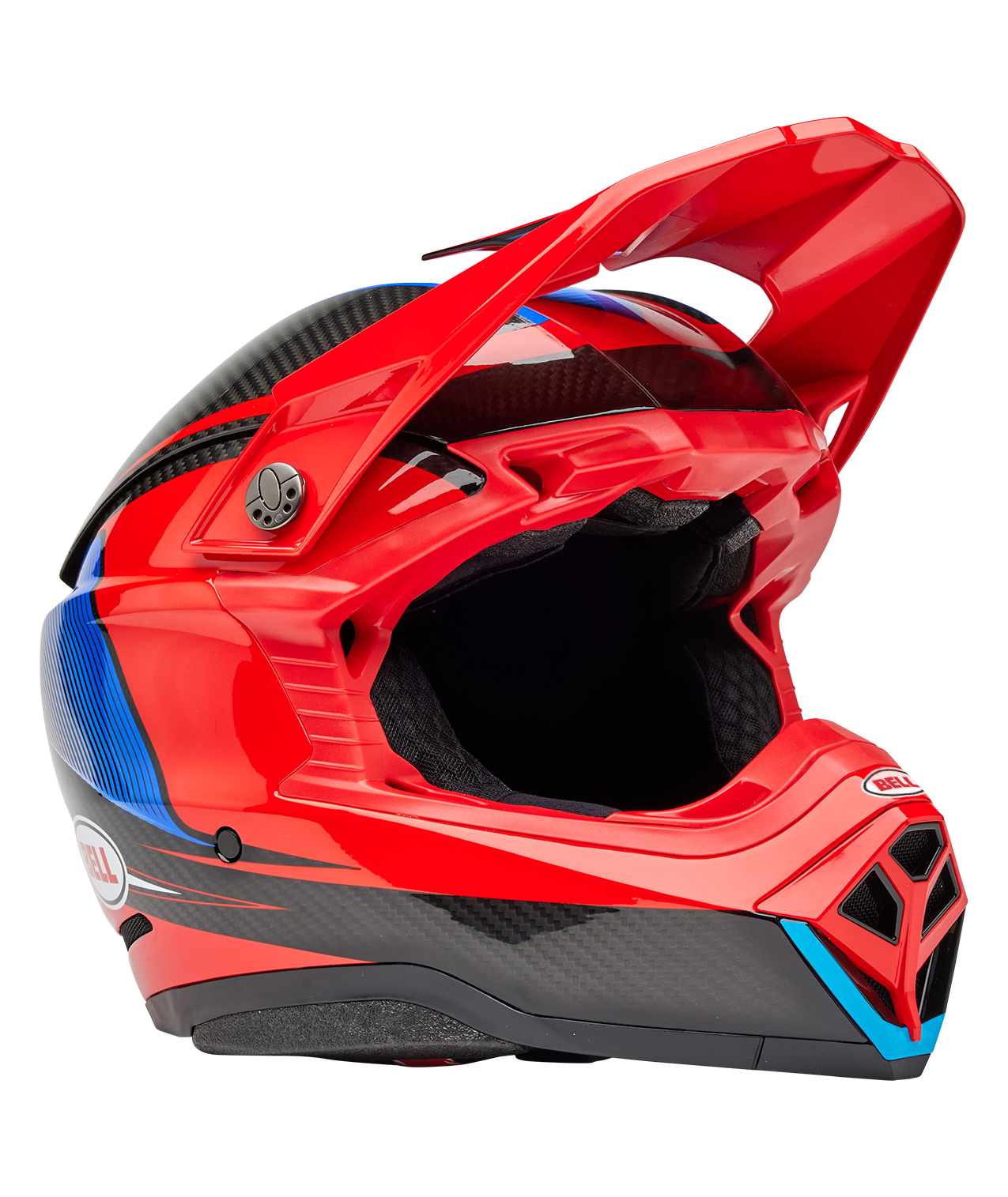 Bell Moto 10 Spherical Helmet - Evade Gloss Red/Black